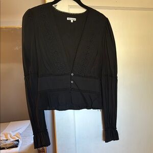 Reformation Black Top, Sz 6
